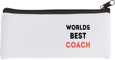 Akyol - worlds best coach Etui - Coach - de beste coach - sport - verjaardagscadeau - verjaardag - cadeau - cadeautje voor coach - coach artikelen - kado - geschenk - gift - 20 bij 9 cm