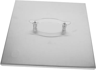Rijstnoedel Deksel - Stoomdeksel RVS - Elektrische Stoomkoker - Vervangend Onderdeel - 28.5x26.5x3cm - Zilver
