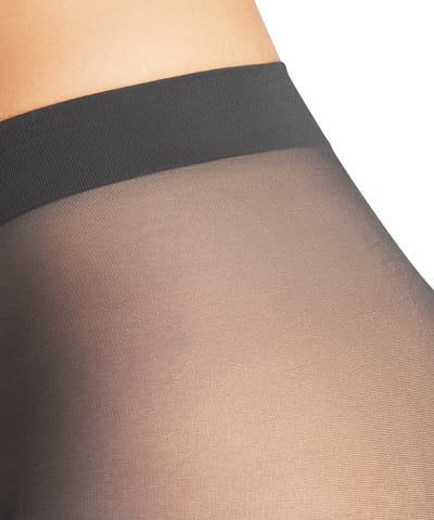 FALKE Pure Matt eenkleurig materiaal transparant 20 DEN panty dames grijs - maat M-L
