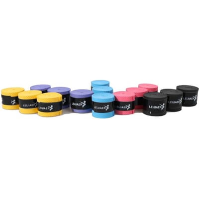 60 pièces Surgrips de raquette de tennis Antidérapant Bande de sudation Enveloppes Raquette de badminton Surgrip Canne à pêche Bande de sudation Grip 4