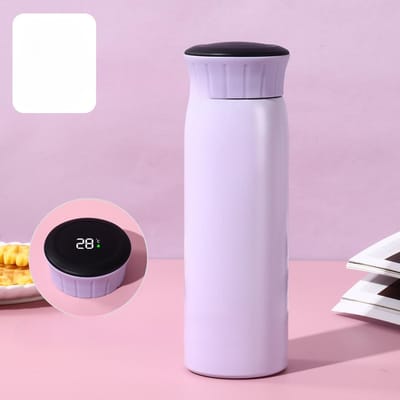 Eenvoudige Nieuwe Roestvrijstalen Thermosbeker Intelligente Temperatuurmeting Waterbeker met Grote Capaciteit Student Buitensporten Draagbare Cadeaubeker 350ml