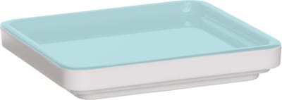 Pantone Serveerschaal - S - Vierkant - 8 x 8 x 1,3 cm - Indian Teal 19-4227 - Blauw