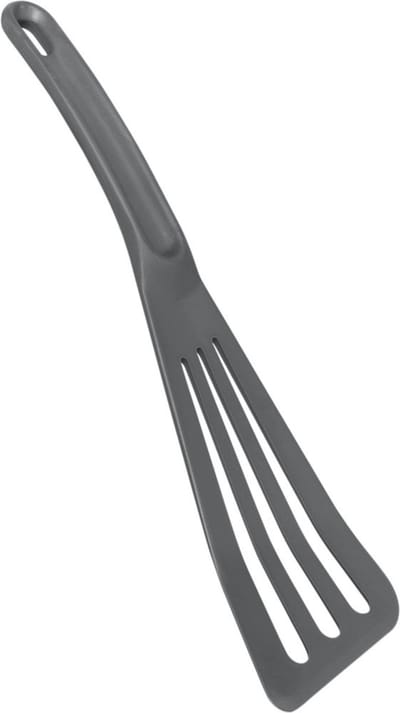 HENDI Bakspatel met sleuven – Versterkte polyamide – Vaatwasmachinebestendig – 300x90 mm – Zwart