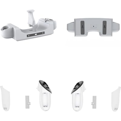VR-headset Oplaaddock Oplaadstandaard Basis Compatibel met Quest 3 wit