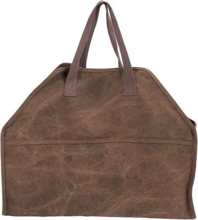 Brandhout Draagtas - Houtkachel Tas - Haardhout Vervoer - Grote Capaciteit - 46x57x24cm