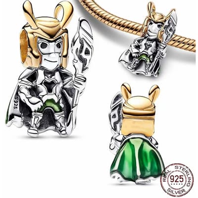 100% Koper Dumbo Luchtballon Bedel Kralen Geschikt Voor Pandora Originele Armband DIY Sieraden Maken chartreuse