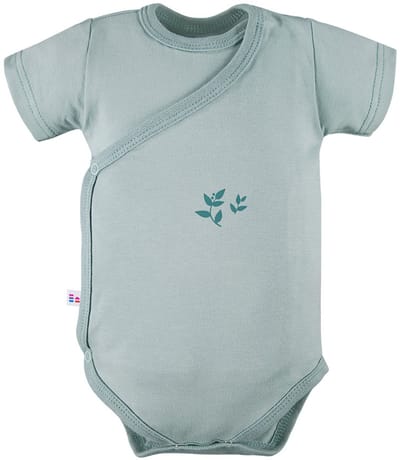 Eevi - Rompertje - Overslagromper - Groen - Maat 56 - 0 t/m 2 maanden