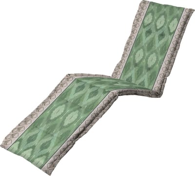 Madison - Tuinkussen - Ligbedkussen - 200x60cm - Ikatin Green - Groen