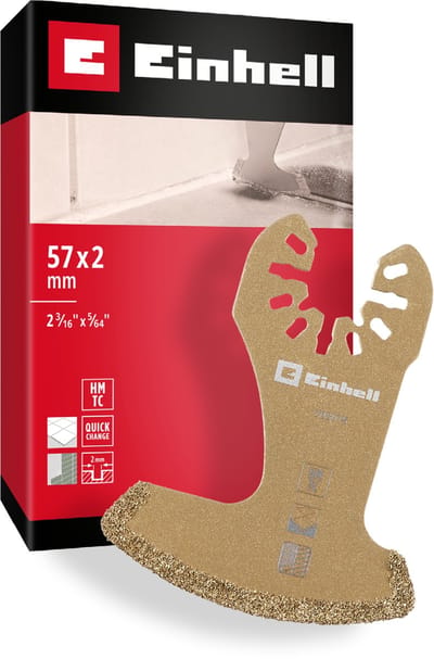 Einhell 708075 Segmentmesser HM 57mm Zaagblad Chroom-vanadium staal, Hardmetaal 57 mm 1 stuk(s)