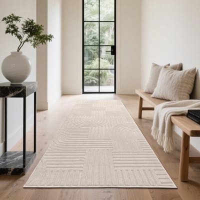Dailygoods- Loper 80 x 300 cm - Wasbaar - Antislip - Tapijtloper - Gangtapijt - Duurzaam polyester - Tapijt