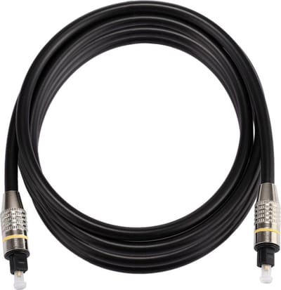 New Age Devi - Optical kabel - 2 meter / toslink audio male to male / Optische kabel PVC series - zwart