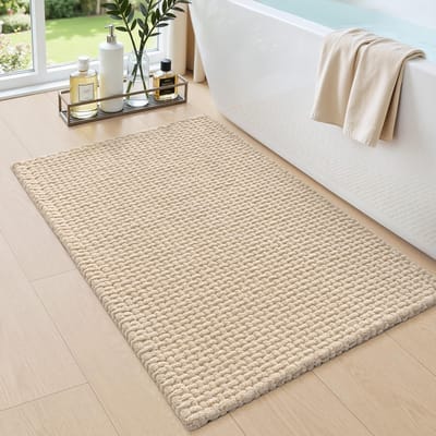 Badmat Anti Slip - Douchemat - Badmatten - 50x80cm - Beige