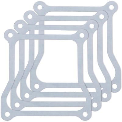 Dailygoods- Ventielafdekkingset 4-delig - Compatibel met Toro/Exmark - Onderdeelnummer 127-9295 - Composiet vezelmateriaal - Afdichting tegen olielekkage - Verhoogt motorlevensduur - Klepdeksel