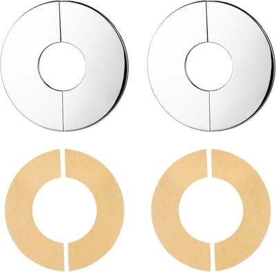 Ronde muurflens 52mm, roostvrij staal van DailyGoods