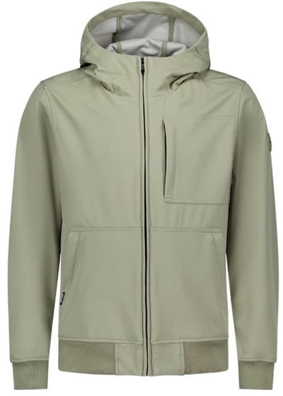 Hooded Javi Softshell Jas Heren Laurel Oak XXL