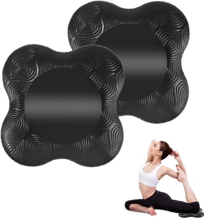 longziming -2 Stuks Kniekussen voor Yoga, Beschermend Kniepad voor Handen, Knieën en Ellebogen – Geschikt voor Thuis, Yoga Studio en Buitenactiviteiten