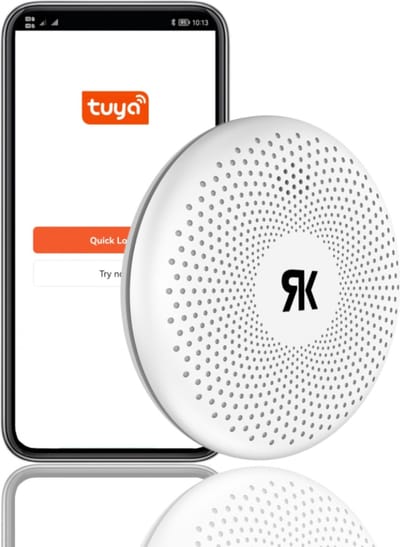 Raykon Slimme Combimelder met 10 jaar batterij - Rookmelder en Koolmonoxidemelder met WIFI - Brandalarm - Rookalarm - CO melder - CO meter - CO alarm