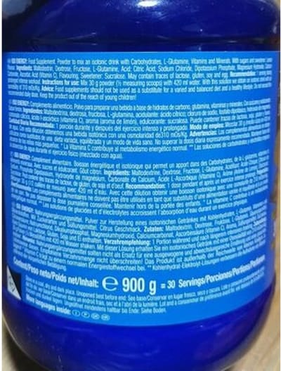 Weider Victory Endurance Iso Energy (900g) Lemon - Intra- & Post-Workout - Intra-Workout