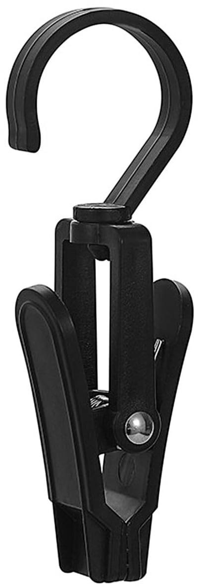 Dailygoods- Luifelclip 12 Stuks - Draaibare Antislip Haken - Multifunctionele Ophanghaken - Lichtgewicht Kunststof - Voor Kleding/Handdoeken