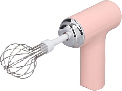 Elektrische Garde - Handmixer Keuken - Snel Mixen - Draadloos en Oplaadbaar - 18 cm Lengte - Roze