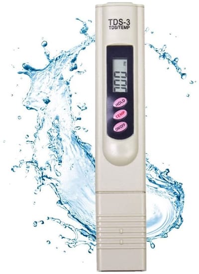 Dailygoods- TDS Meter Digitaal LCD - Waterkwaliteit Tester - Temperatuurmeter 2-in-1 - Meetbereik 0-9999 ppm - Geschikt voor drinkwater - Multifunctioneel apparaat - Waterkwaliteitsmeter