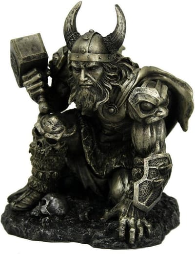 Nemesis Now Beeld metallic - Thunder of Thor -  19cm