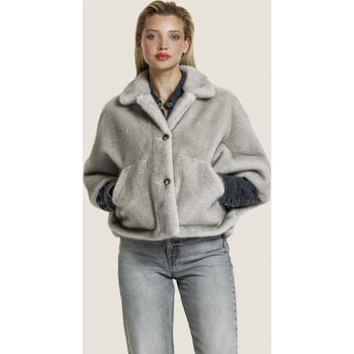 ALTER EGO Lena Fur Jacket Clay Größe: XS | Kunstfell-Jacken Outlet | Damen