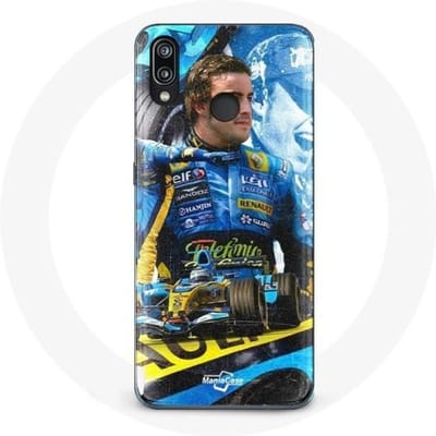 Coque pour Huawei P20 Lite Formule 1 Fernando Alonso champion du monde de F1
