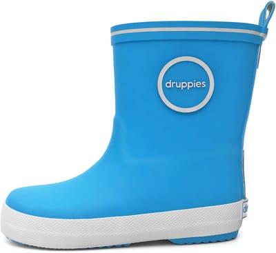 Druppies Regenlaarzen Dames - Blauwe Rubber Laarzen - Trendy - Fashion - Maat 36