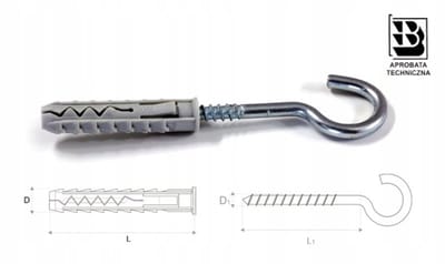 De Plafendhak Plafundhak 10 mm x 50 mm
