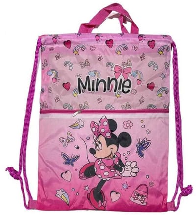 Disney - Minnie - Mouse - Gymtas - Sporttas - 35x45Cm - Extra voorvak.