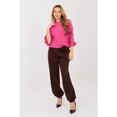 Elara Tailored Jogger - Donkerbruin / One Size