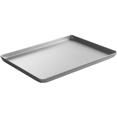 Plateau d'exposition pour boulangerie et confiserie en aluminium 400x300x20mm argent - Hendi 808504 argenté