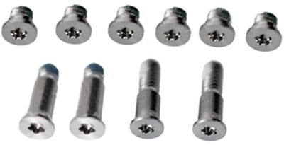 10-in-1 schroefdeksel voor de onderkant van de Macbook Air Retina 13 inch A1932 2018 EMC3184 (zilver)