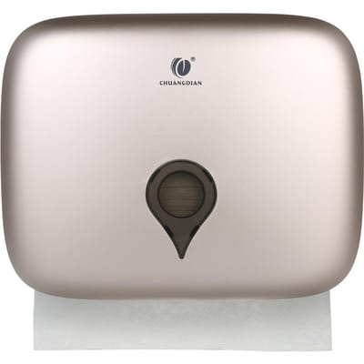 CHUANGDIAN Wandgemonteerde C-vouw handdoekdispenser Waterdichte toiletpapier-tissue dispenserhouder white