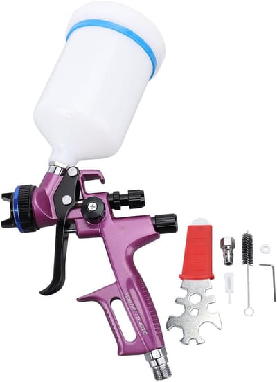 MTTProducts Spray Gun - Air Spray Gun - Consistente Verfapplicatie - 1.3 Mm Tip - Voor Thuis Verven - 600 Ml Cup - Voor Auto en Meubels