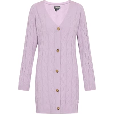 Dreimaster Vest Dames lavendel melange