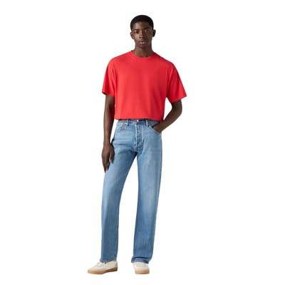 Levis Heren 501 93 Rechte Jeans (Blauw)