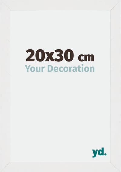 Your Decoration - Fotolijst 20x30 cm - MDF - Wit Hoogglans - Mura