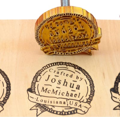Gepersonaliseerde Hout Stempel | Houtbranding IJzer op Maat voor Logo of Tekst