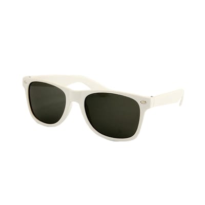 LOUD AND CLEAR® - Heren Zonnebril - Dames Zonnebril - Gekleurde Zonnebril - Wit - UV400
