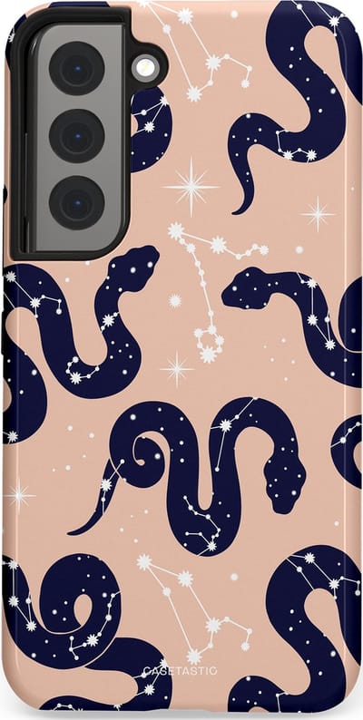 Casetastic Hoesje Geschikt voor Samsung S22 - Stijlvolle Beschermende Duo-layer Case - Astro slang
