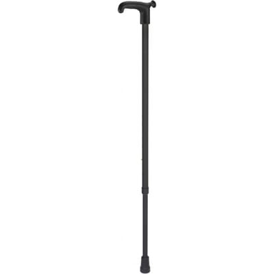 Wandelstok Able2 soft recht handvat zwart