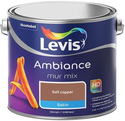 Levis - Ambiance Mur Satin Mix - Soft Copper - Mengverf - 2,5 L