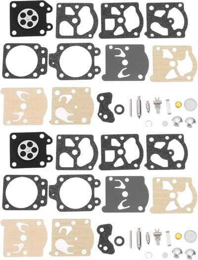 2 Sets Carburetor Repair Kit K20-WAT - Compatibel met Dolmar - Chainsaw Accessoires voor PS341 PS342 PS400 PS401 PS410 PS411