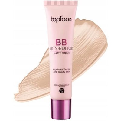 Topface - BB Skin Editor Finition Mate 001 Beige Clair Fond de Teint Visage