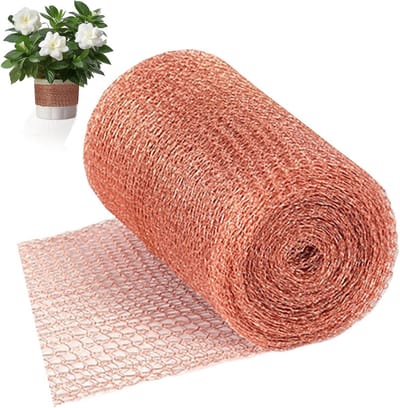 Kopergaas Bescherming - Slakkenwering Metaal - Tuin Beschermen - Elektrochemisch Principe - 125 cm x 15 m - Koper