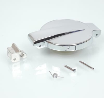 generieke chromen tankdop voor kawasaki 250 s1 motorfiets nieuw