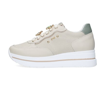 Sneaker Nerogiardini Velvet 1039 Nappa Pandora Salvia T.Bri - Fashion Wear - Vrouwen