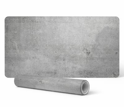 Vinyl bureauonderlegger met stijlvolle betonstructuurprint 90x45 cm